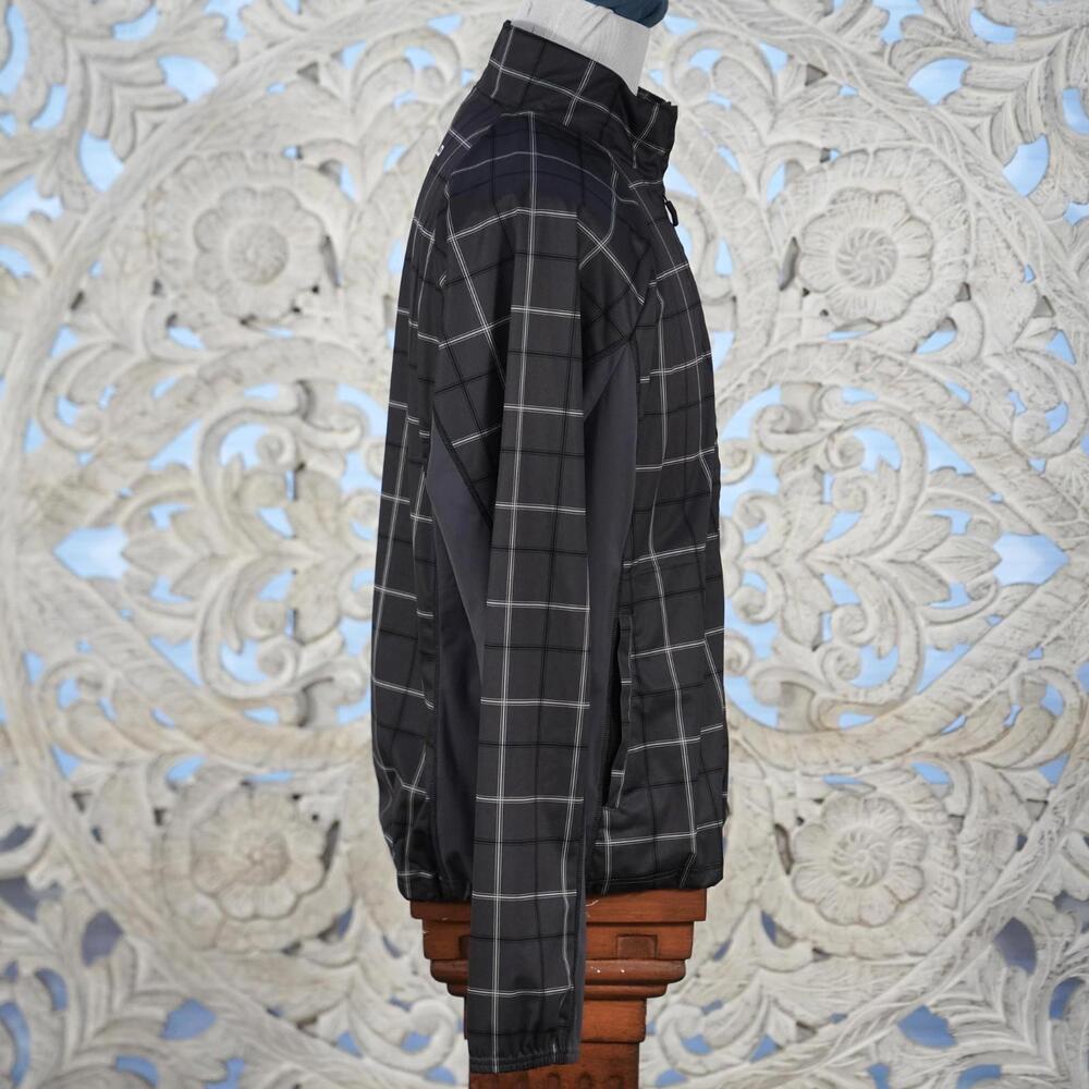 Skechers Go Shield Performance Jacket Gray Plaid … - image 7